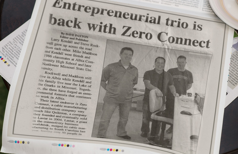 Zero Connect Newspaper Ad Mockup