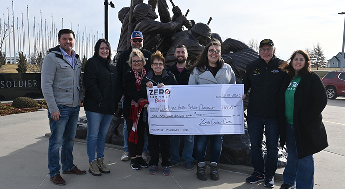 Zero Connect Cares Soldier Donation